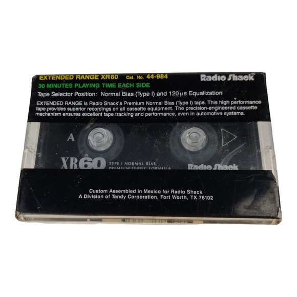 VTG Bundle of 17 Sealed Blank Audio Cassette Tapes Assorted Brands Radio Shack - Picture 5 of 10